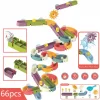 Marble Race Run Assembling Track 66pcs